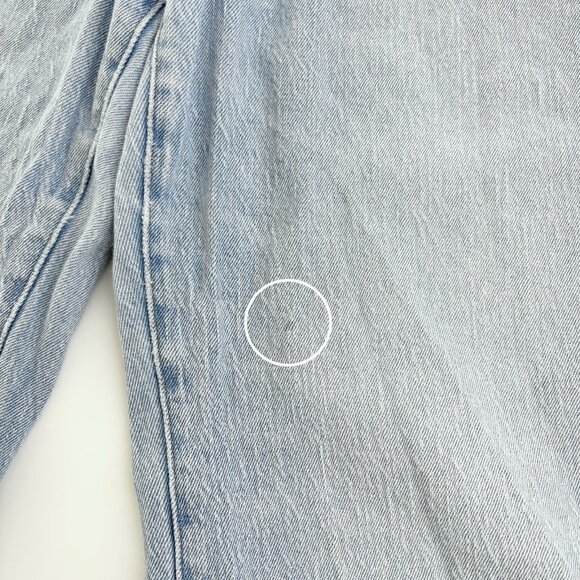 Madewell Wide-Leg Crop Jeans (Sz 31) The Perfect Vintage Light Wash High Rise - Picture 9 of 13